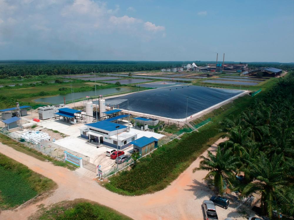 A view of the 1MW Biogas Plant at Chersonese Estate in Perak. It is one of the three fully operational biogas plants developed by Cenergi RE .