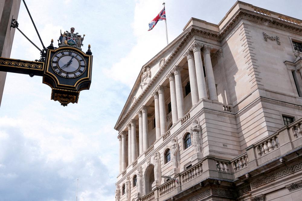 A view of the Bank of England building. – Reuterspix