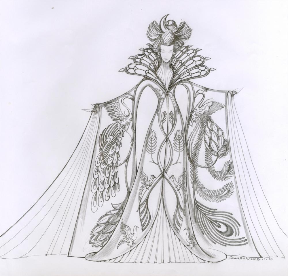 $!Meet Guo Pei, the designer behind Over The Moon’s ultraluminary costumes