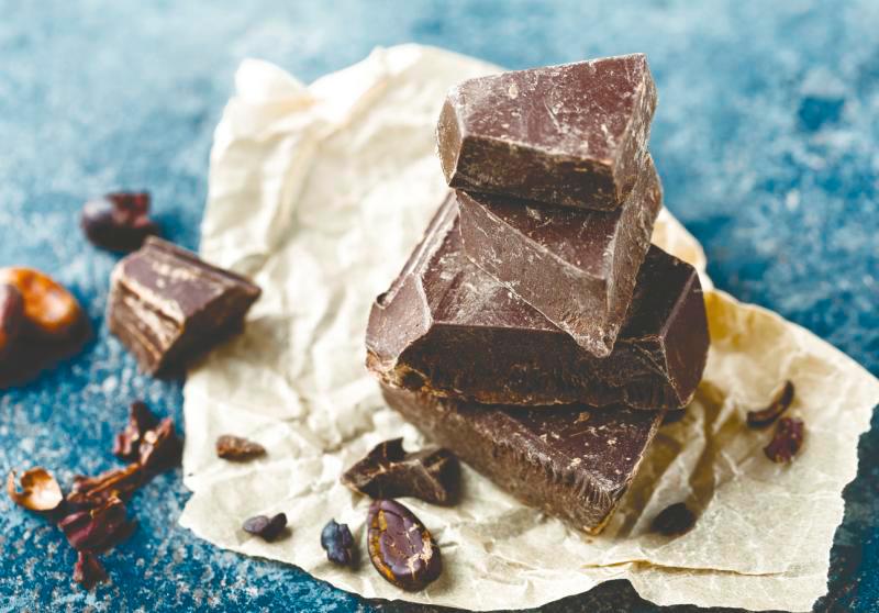 $!Dark chocolate works wonders in chasing away those dark PMS moods. – 123RF