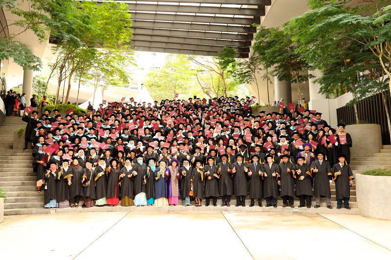 $!University of Cyberjaya students graduating at the 12th Convocation Ceremony (Session 1).
