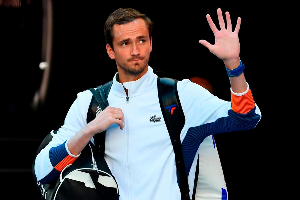 US Open champion Medvedev has traditionally struggled on clay, needing five trips to Paris before he broke his French Open duck, reaching the quarter-finals last year. AFPPIX