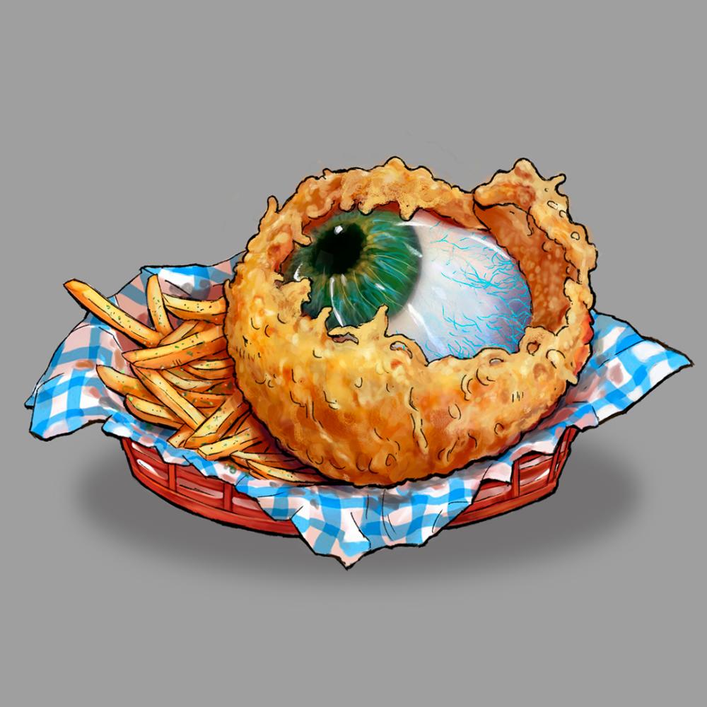 $!Concept art of one of the many foods that can be made from monster meat in the game. – Hidden Chest Studio