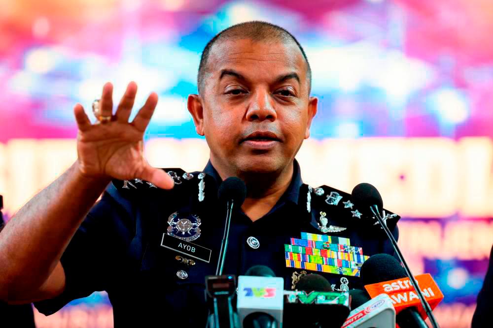 Deputy Inspector-General of Police Datuk Seri Ayob Khan Mydin Pitchay. BERNAMAPIX