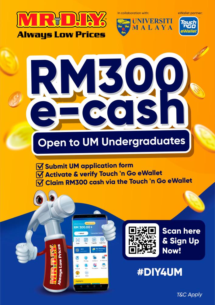 $!UM students to benefit from MR DIY cash aid