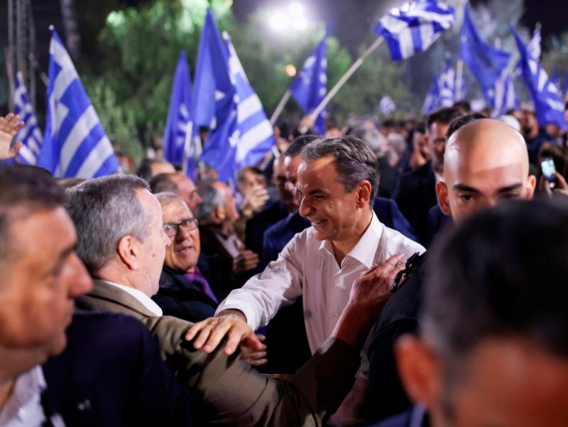 New Democracy, headed by Prime Minister Kyriakos Mitsotakis, is polling between 31-38 per cent, followed by opposition leftist Syriza, trailing by 4-7 points//Reuterspix