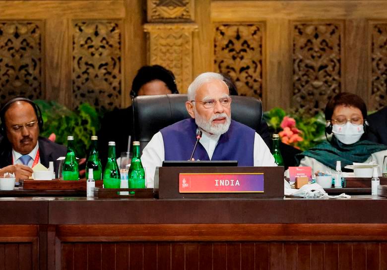 India’s Prime Minister Narendra Modi attends a session during the G20 Leaders’ Summit, in Nusa Dua, Bali, Indonesia, November 16, 2022. REUTERSpix