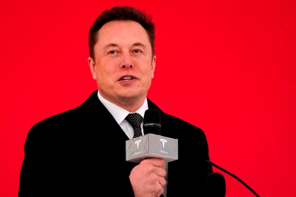 FILE PHOTO: Tesla CEO Elon Musk attends the Tesla Shanghai Gigafactory groundbreaking ceremony in Shanghai, China January 7, 2019. - REUTERSPIX