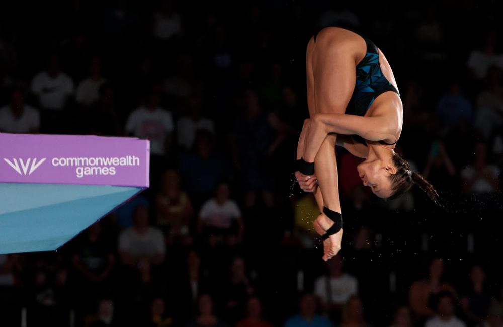 Pandelela Rinong finished seventh with 283.50 points in the preliminary round. BERNAMAPIX