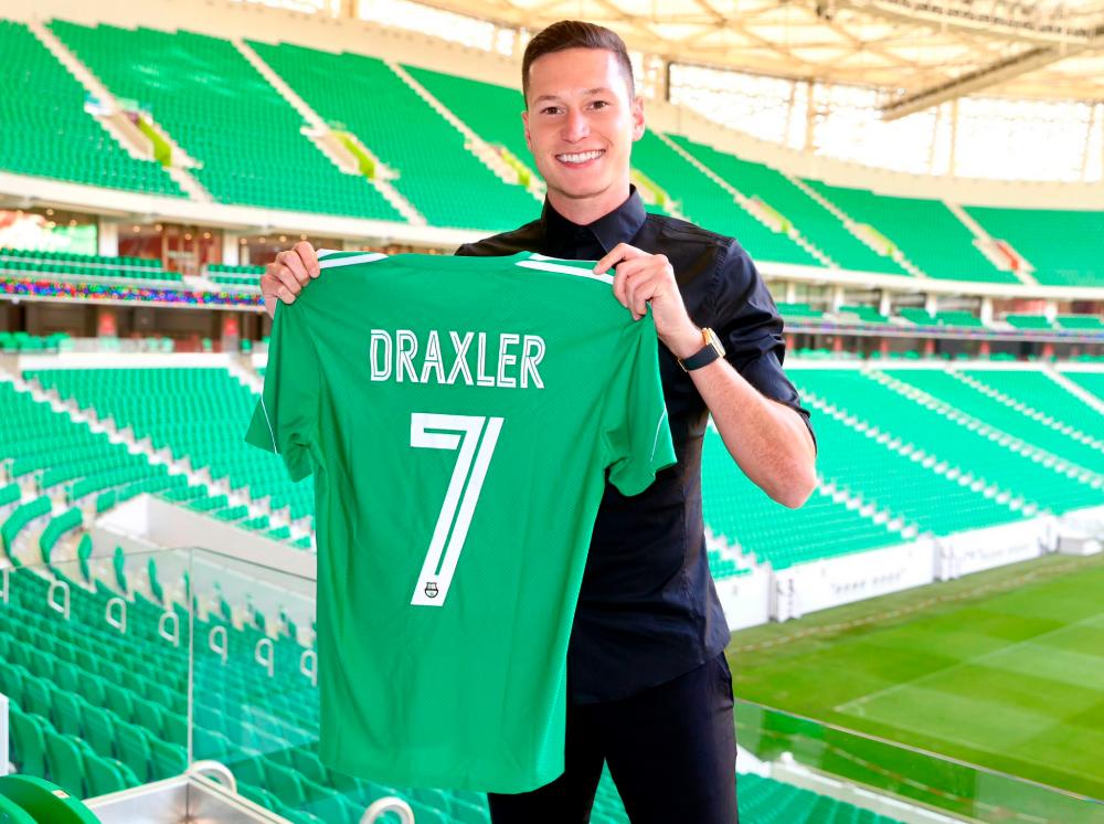 Al-Ahli, who came eighth in the 12-team Qatar Stars League last season, said Draxler had signed a deal until 2025 after completing his medical on Sunday. Pix credit: Social media/X