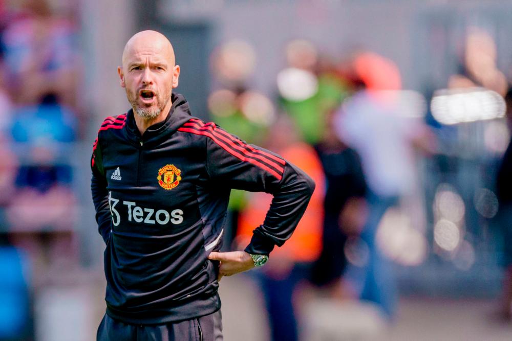 Ten Hag had been sheltered from criticism in the early weeks of the campaign as supporters concentrated their anger towards a series of off-field issues. AFPPIX