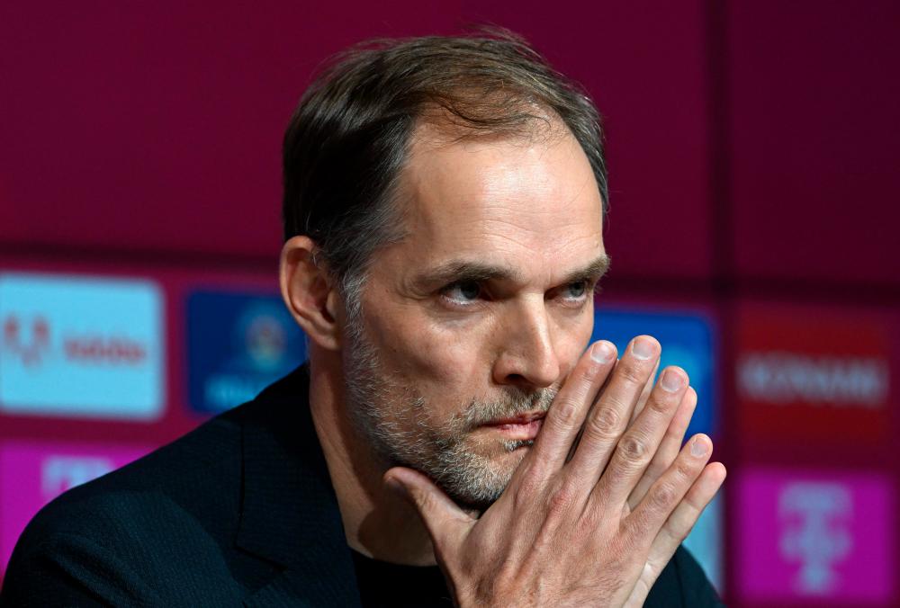 Bayern Munich’s new headcoach Thomas Tuchel attends a press conference in Munich, southern Germany, on March 25, 2023. AFPPIX