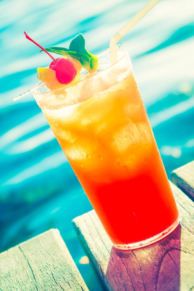 $!A fruit cocktail. – 123RF