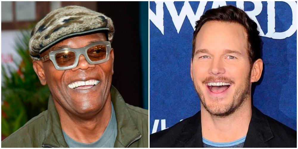 Samuel L. Jackson (left) will join Chris Pratt (right) as ‘Garfield’ takes another shot at the big screen. – Getty