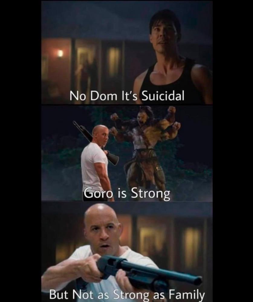 Fast and furious family meme