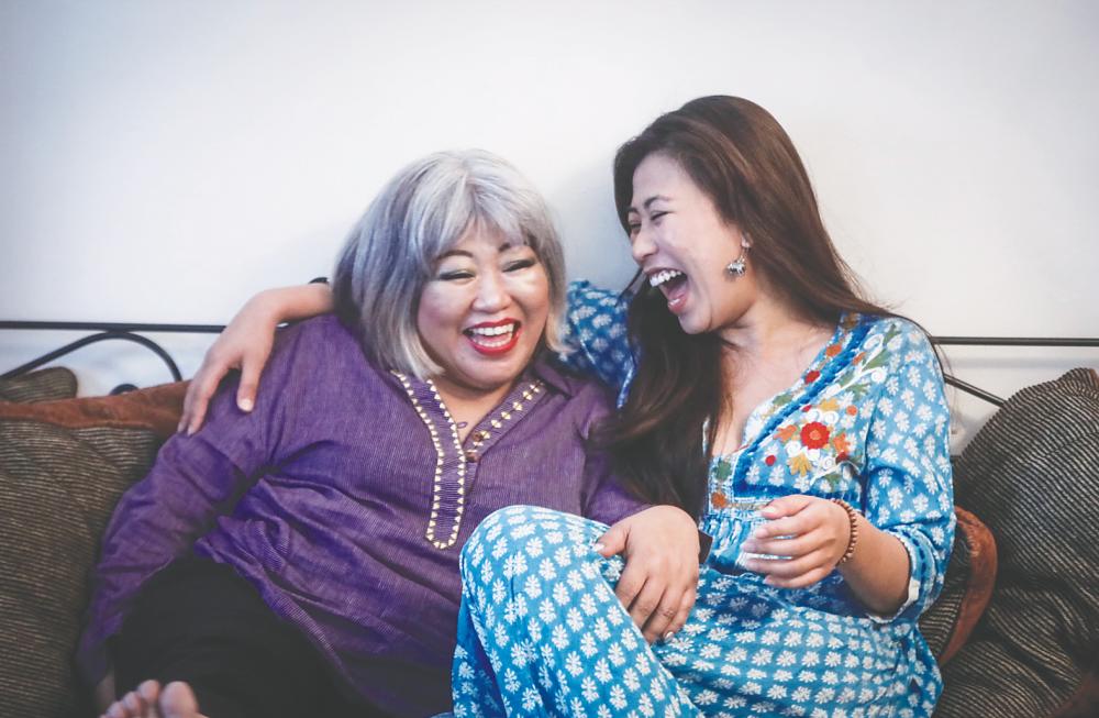 Siti and daughter Yuli sharing stories about their unique relationship. – ASHRAF SHAMSUL/ THESUN