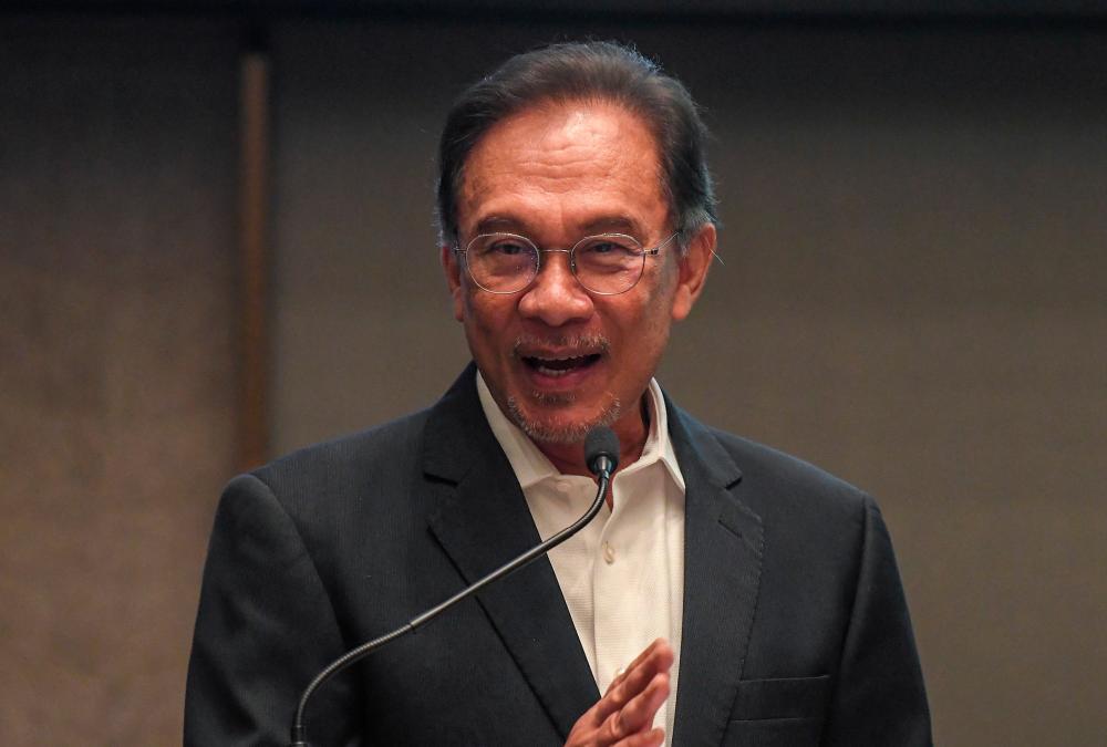 Port Dickson MP Datuk Seri Anwar Ibrahim. — Sunpix by Amirul Syafiq Mohd Din