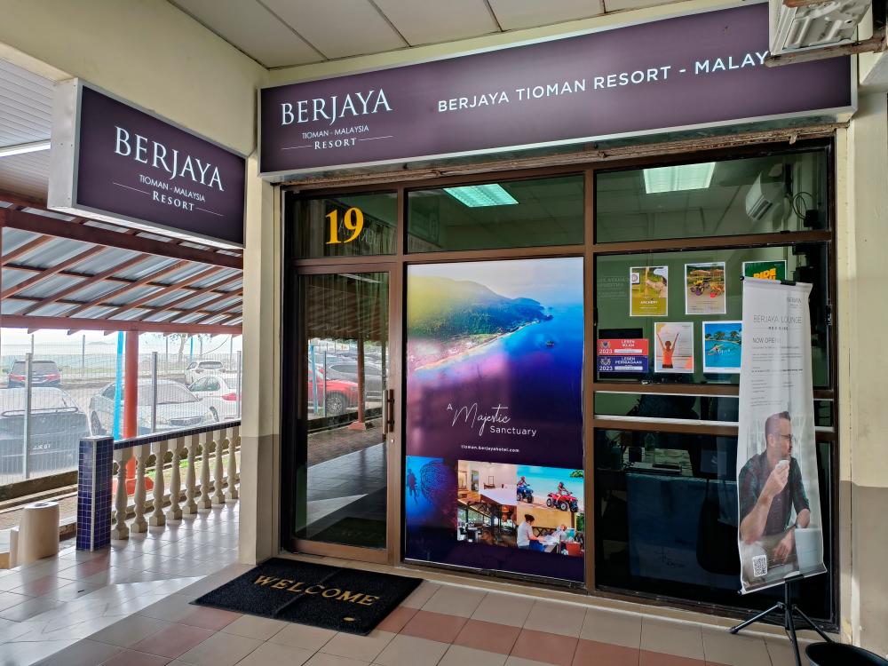 $!Resort guests can rest awhile at the Berjaya Lounge located at Mersing Jetty.