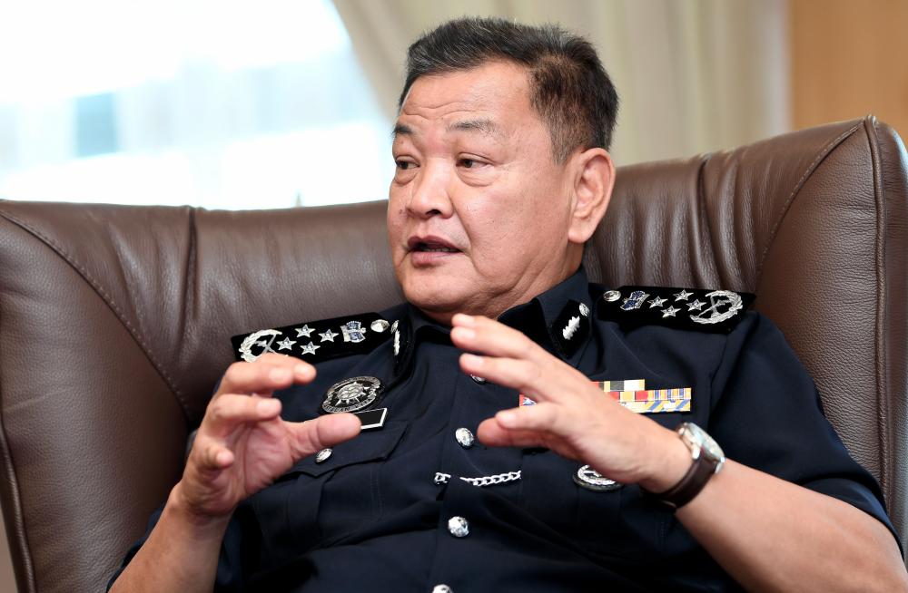 Inspector-General of Police Datuk Seri Abdul Hamid Bador. — Bernama
