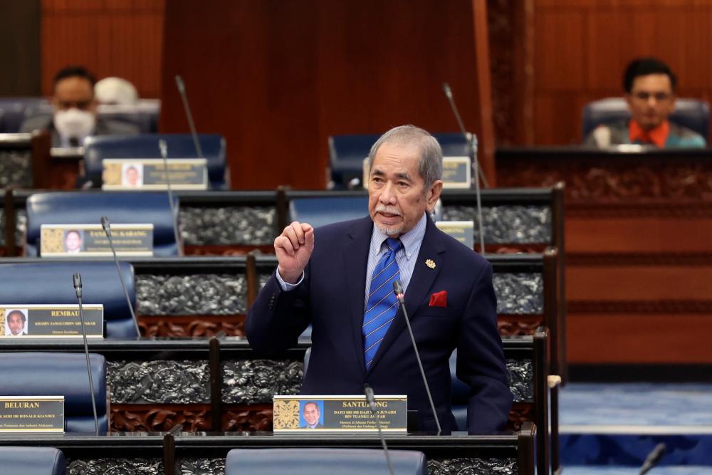 Dewan Negara president Tan Sri Dr Wan Junaidi Tuanku Jaafar. BERNAMAPIX