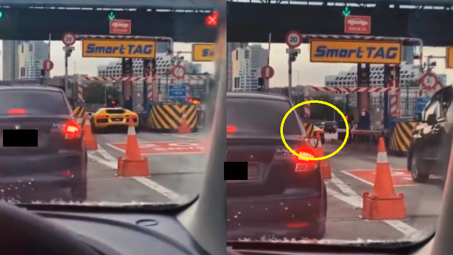 Netizens ashamed for Lamborghini Aventador driver who avoided paying the toll