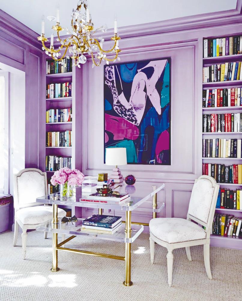 $!Purple makes the perfect colour for accent walls. – PINTEREST