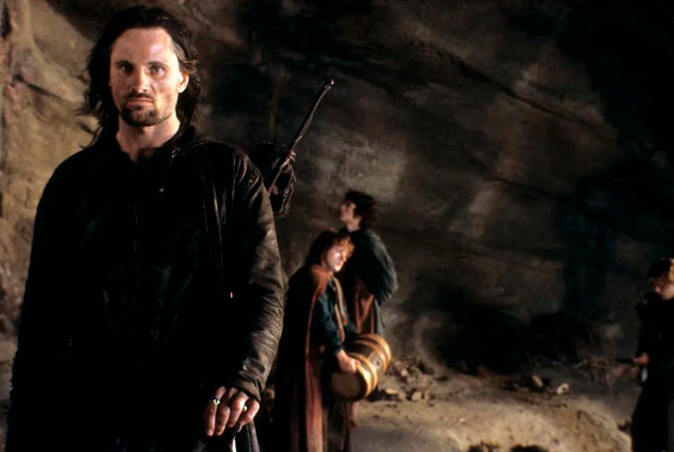 Despite his awkwardness, Mortensen delivered a memorable performance as Aragorn. – WARNER BROS