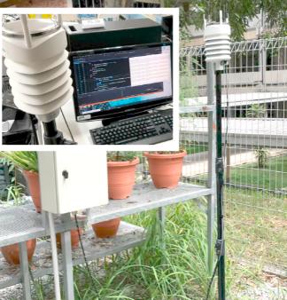 $!A Weather Station to collect real-time weather and environmental data throughout the plant lifecycle.