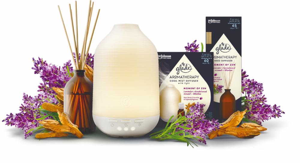 Set the mood with Glade Aromatherapy.