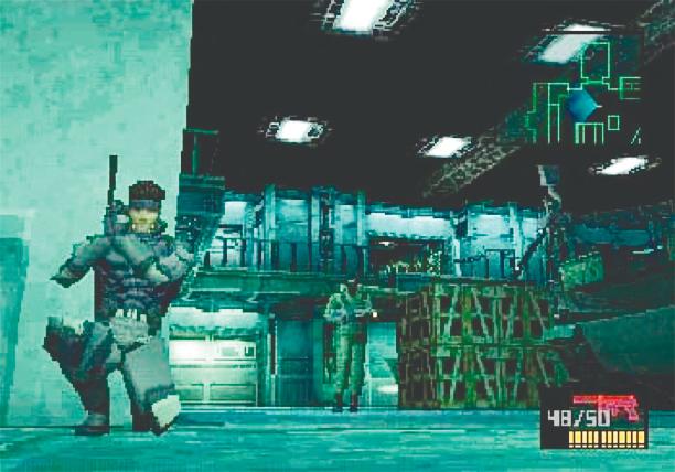The first game popularised the action stealth genre. – ALL PIX BY KONAMI