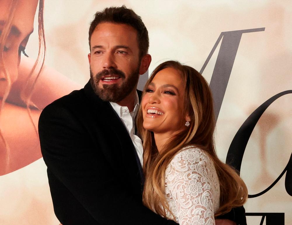 Jennifer Lopez (right) said her latest album is inspired by her rekindled romance with Ben Affleck. – Reuters