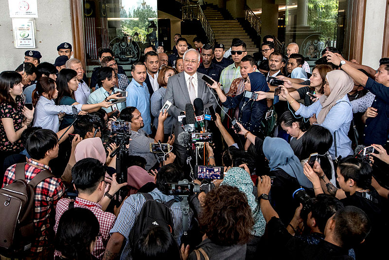 File picture of members of the local and foreign press, during the trial of former prime minister Datuk Seri Najib Abdul Razak. — Bernama