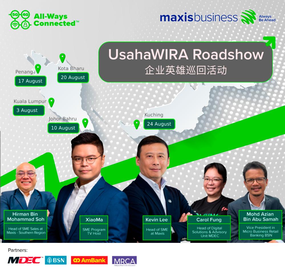 Maxis Business rolls out its first-ever nationwide UsahaWIRA roadshow