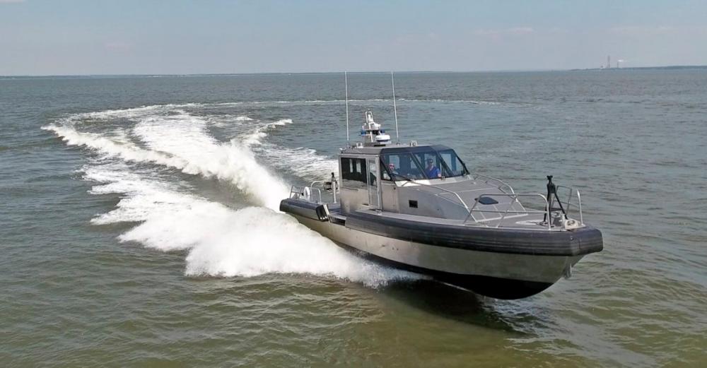 The 45-foot Metal Shark patrol boat, the type delivered by the US to Vietnam in 2017. — Metal Shark