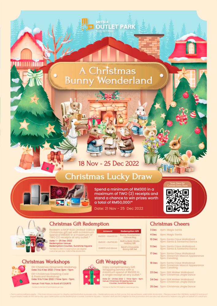Amusez-vous en famille au Mitsui Outlet Park KLIA Sepang’s Bunny Wonderland
