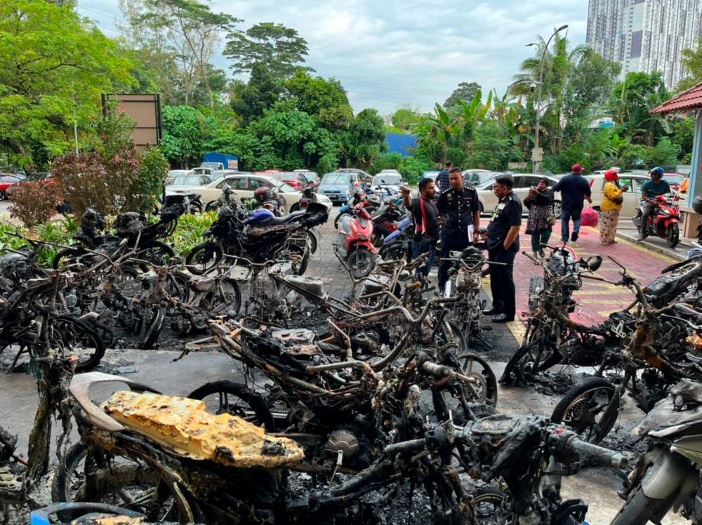 Arson believed in fire that destroyed 34 motorcycles