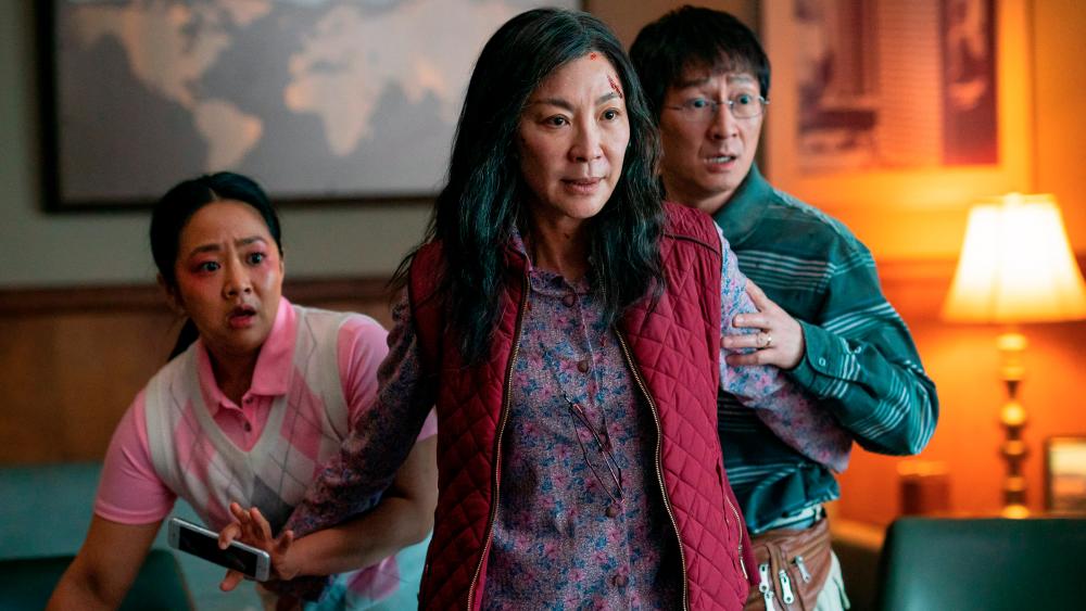 The action-comedy Everything Everywhere All At Once, directed by Daniel Kwan and Daniel Scheinert, stars Michelle Yeoh, who performs all her own stunts and martial arts. –IMDB
