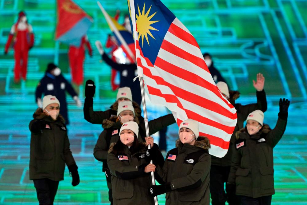 Malaysia winter olympics 2022