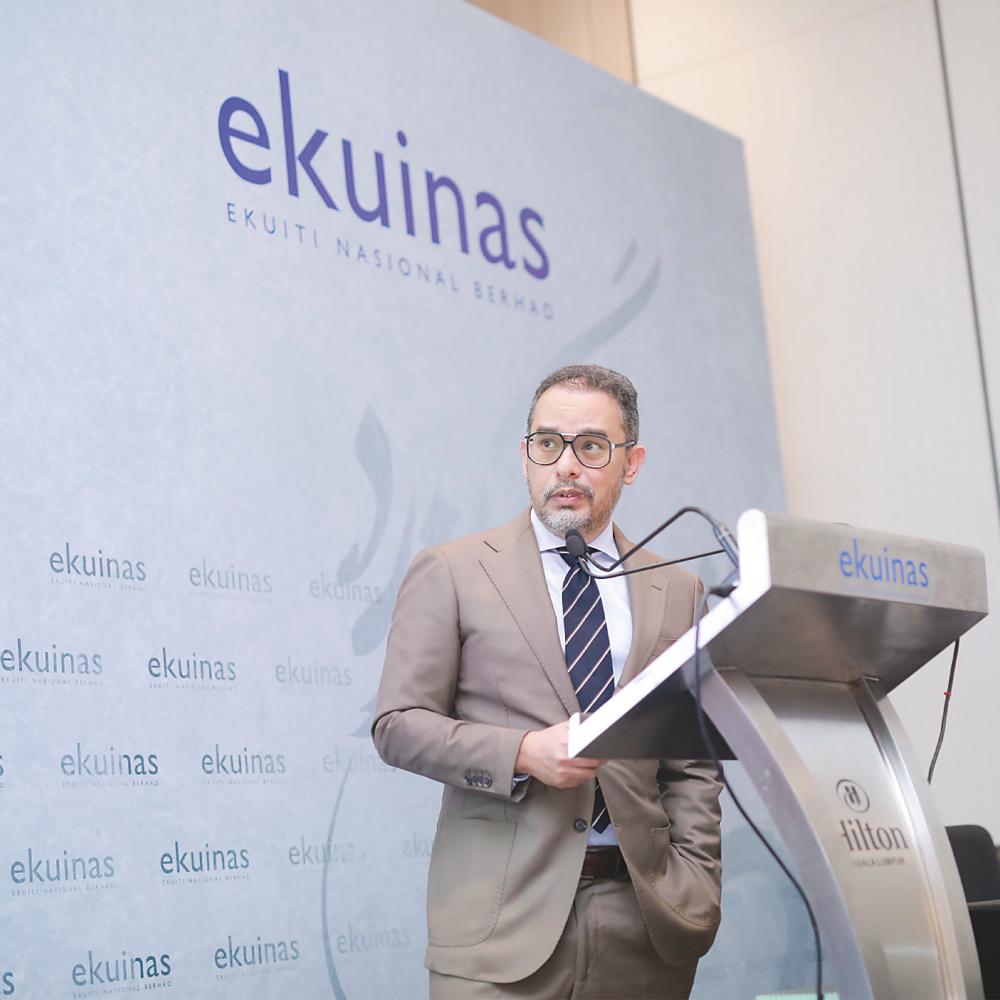 Syed Yasir Arafat at Ekuinas’ FY21 results briefing yesterday. He says a key component that will guide its investment strategy is the establishment and implementation of an environmental, social and governance framework.