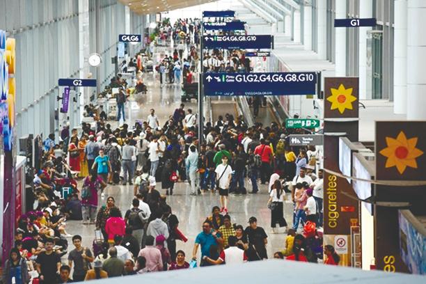 Over one million passengers travelled domestically via MAHB’s network of 39 airports last month, providing encouraging signs of air travel recovery. – BERNAMAPIX