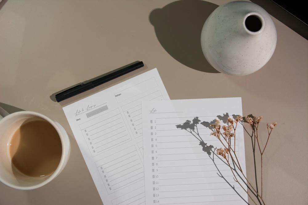 A work planner not only helps you become more organised at work, but also more creative. – Unsplash
