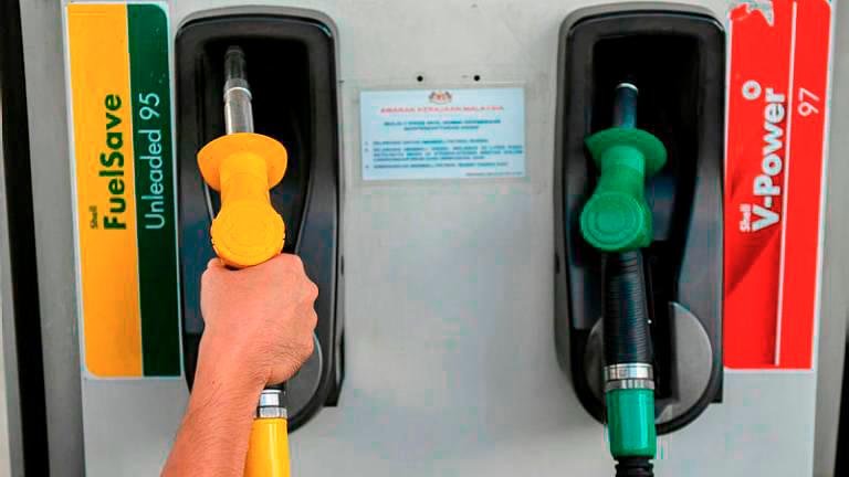 RON97 petrol down five sen, RON95 and diesel unchanged