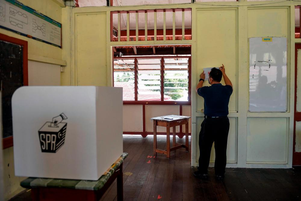 Johor tempat mengundi di Pilihan raya