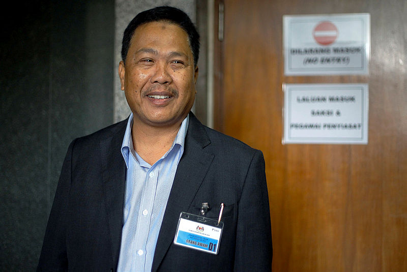Former Perlis Customs director Datuk Mohd Pudzi Man, on the 10th day of the Wang Kelian RCI, on May 15, 2019. — Bernama