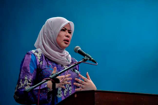 Women, Family and Community Development Minister Datuk Seri Rina Mohd Harun. — Bernama