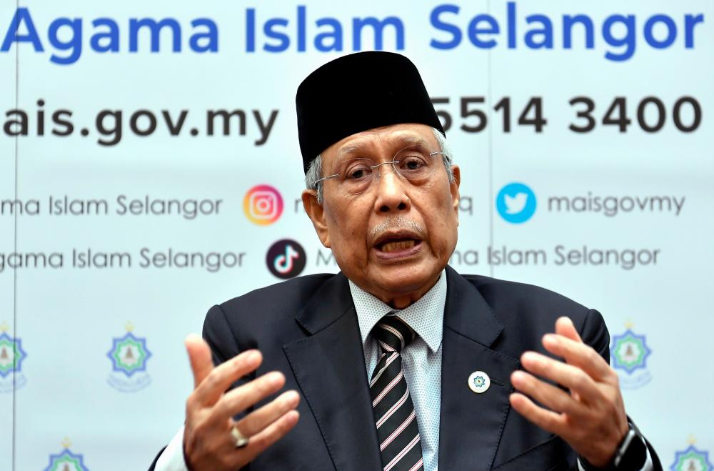 Selangor Islamic Religious Council (MAIS) chairman Tan Sri Abdul Aziz Mohd Yusof. BERNAMAPIX
