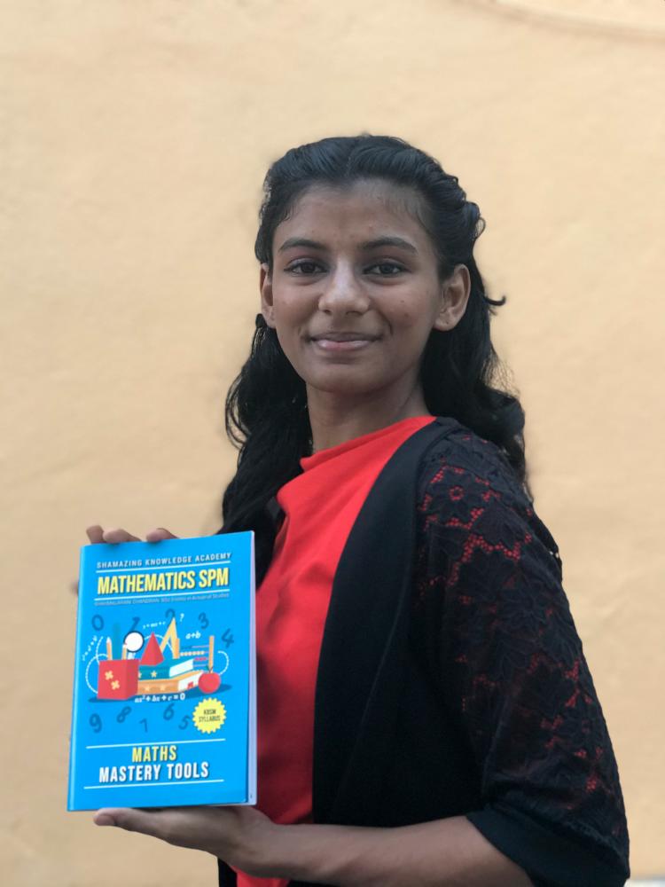 Shahmalarani says she has a passion for teaching, and wrote a mathematics book.