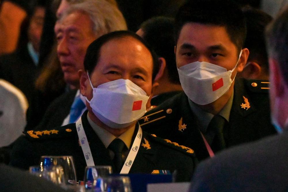 China's Defence Minister Wei Fenghe attends the opening reception at the Shangri-La Dialogue summit in Singapore on June 10, 2022. AFPPIX