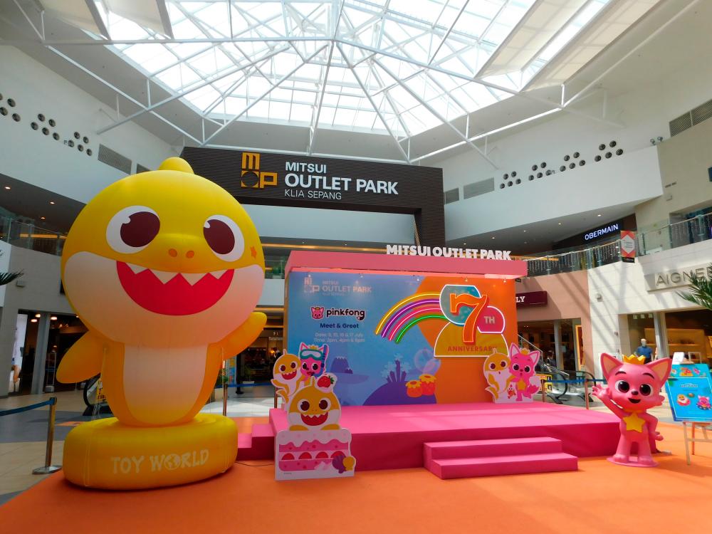 Appearance of Pinkfong Baby Shark for the Meet &amp; Greet will be on July 9 &amp; 10, July 16 &amp; 17 at the main concourse, Sunshine Square of the mall.