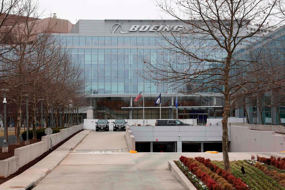 The Boeing Company headquarters in Arlington, Virginia. Boeing finished 2022 with positive free cash flow for the first time since 2018. – AFPpic